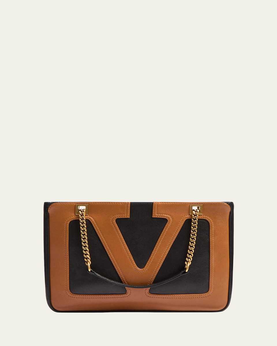 Viva Superstar Small Leather Tote Bag